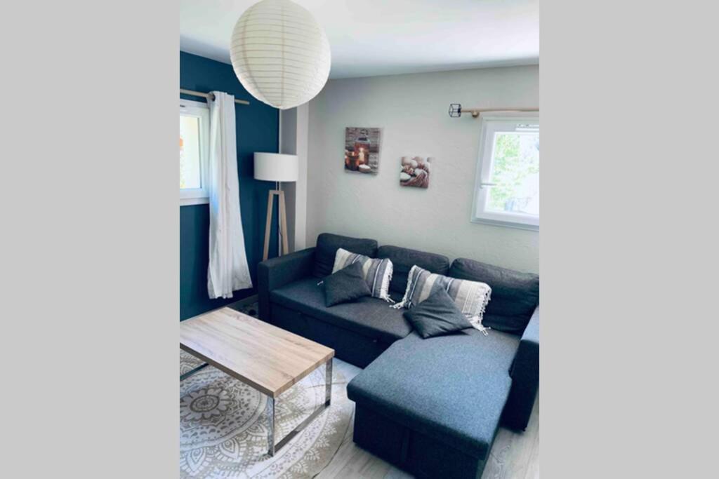 2P Au Coeur Des Montagnes Avec Piscine Chauffee Appartement Puget-Théniers Buitenkant foto