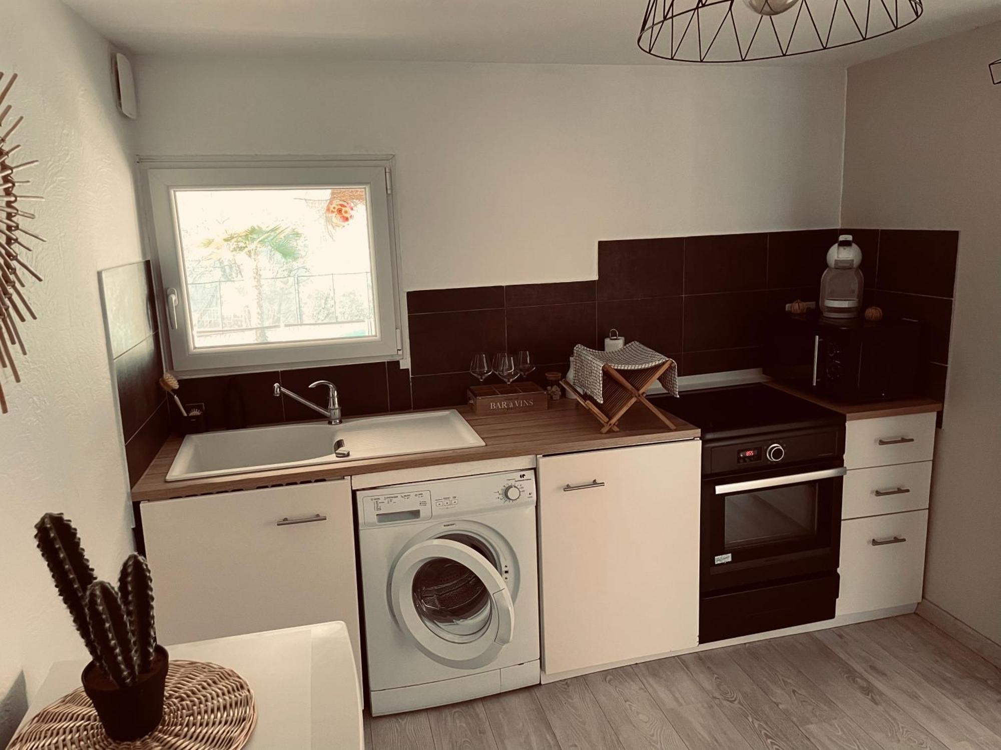 2P Au Coeur Des Montagnes Avec Piscine Chauffee Appartement Puget-Théniers Buitenkant foto